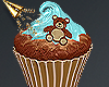 Gender reveal cupcake