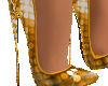 Gold Sequin Heels