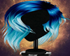 blue wiht hair