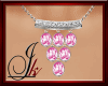 Jk.Pink Silver Necklace