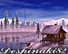 Ds Frozen Lake Cabin