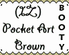 (IZ) Pocket Art Brown