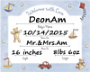 DeonAm Birth Certificate
