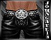 Leather Biker Pants Boot