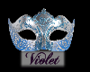 (V) silve blue mask