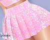 VK.Pink Glitter Skirt