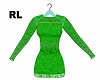 RL Lime Lace Dress set