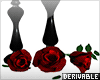 *013 BW candles+Roses