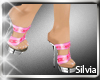 S)-Pink sandals