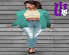 Autumn Outfit teal