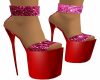 Pink Dazzle Red Bottoms