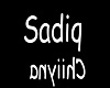 Sadiq headsign