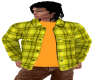 Yellow Plaid Coat/ Shirt