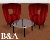[BA] Red Pose Chairs
