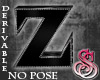 PVC Letter Z No Pose