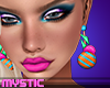 80s Abstract Earrings 5