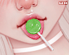 w. Tongue Green LolliPop