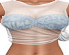 Cara Denim White Top