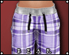 B | Purple Plaid PJS