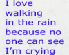 Walking In The Rain