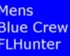 Mens Blue Crew Shirt