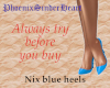 Nix blue heels