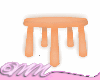 orange pre school stool