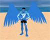 Ice Blue Demon Wings