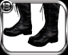 !B! Dark Black Boots