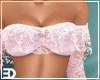 Pink Lace Top Skirt