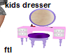 childs dresser table
