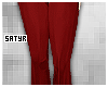 Red Chique Flare Pants