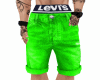 shorts verde limao