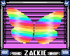 rainbow butterfly wings
