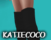Black over knee boots
