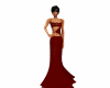 MDF RED EVENING GOWN