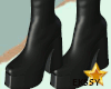 - Black Leather Boots