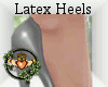 Latex Silver Heels
