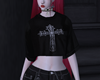 ♥| Black cross