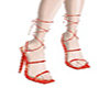 red chongsam heels