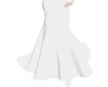 XXL White Midieval Gown