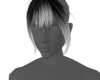 bangs white ombre