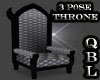 Black/Grey Gothic Throne