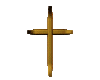 Gold Spining Cross