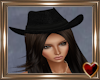 T♥ Black Cowgirl Hat