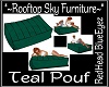 RHBE.RooftopTealPouf