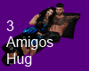Three Amigos Hug