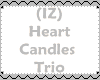 (IZ) Hearts Candles Trio