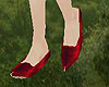 Ruby Satin Slippers