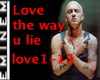 Eminem-luv the way u lie